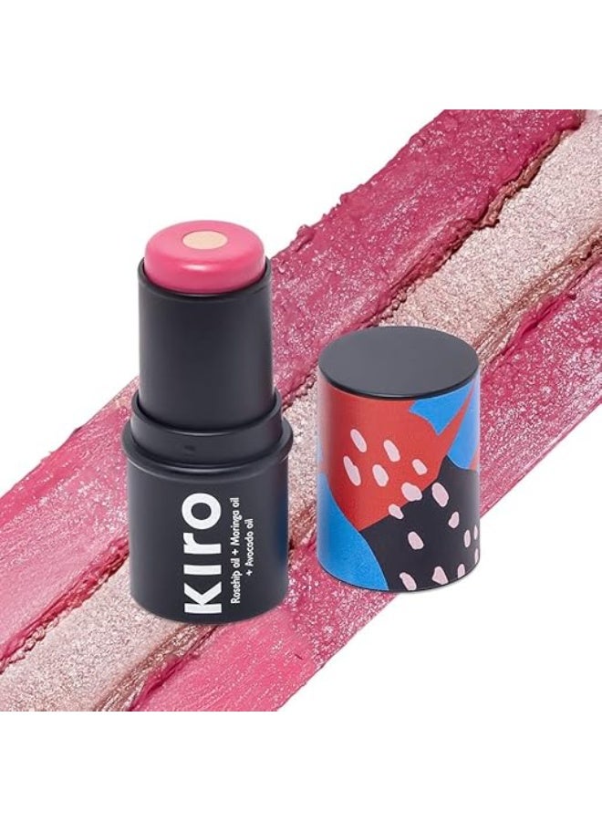 كيرو قلم كيرو وندر واند متعدد الاستخدامات - بينك أوبال، 7.5 غرام | قلم 3 في 1 - أحمر خدود، ظلال عيون، وملون شفاه | كريمي، خفيف الوزن، يدوم طويلاً | غني بزيت ثمر الورد، الأفوكادو، والمورينجا | مرطب بلمسة نهائية متألقة - Image 1